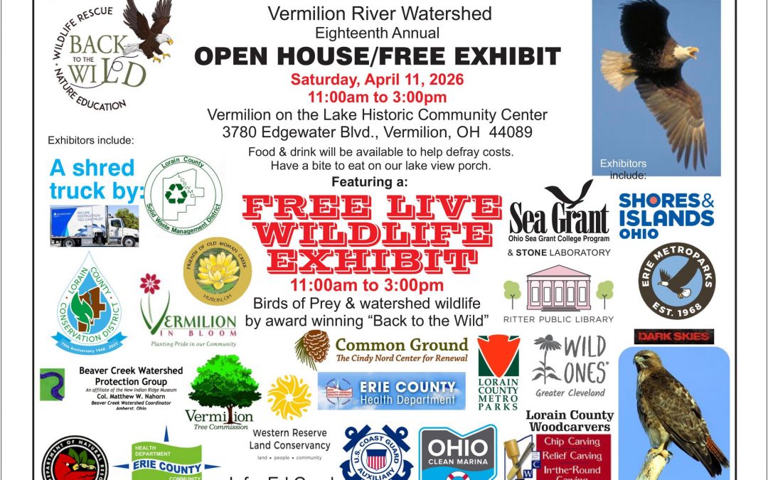 Vermilion River Watershed Annual Open House and Free Live Wildlife Exhibit 2026
